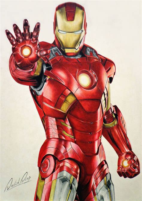 drawings of iron man